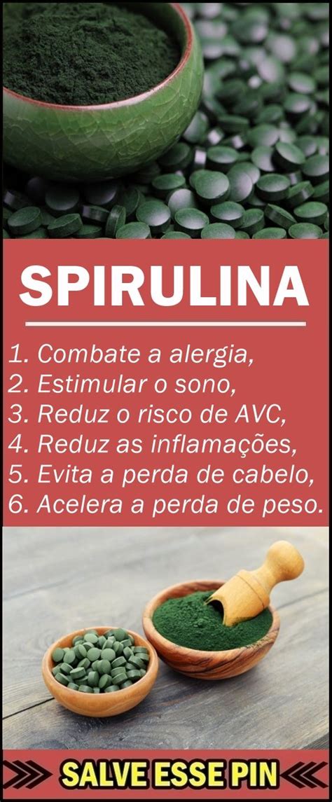 benefícios da spirulina